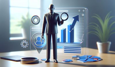 Ein Diagramm das den Anstieg der Sichtbarkeit einer Website nach der Arbeit einer SEO-Agentur zeigt